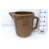 Brown Stoneware Pitcher