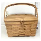 Longaberger Picnic Basket w/Insert