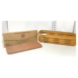 Longaberger Heartland Bread Basket w/Brick