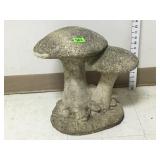 Concrete Mushrooms & Frog Outdoor Decor