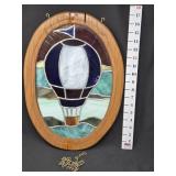Stained Glass Window Hanging - Hot Air Balloon