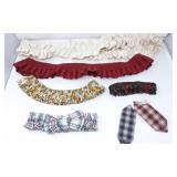 (5) Longaberger Basket Garters & (2) Handle Ties