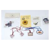 (8) Longaberger Tie-Ons