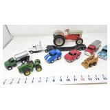 Various Ertl Cars, Trucks & Tractors