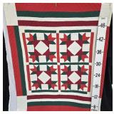 Hand Quilted Christmas Quilt