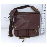Fossil Brown Leather Cross Body Bag
