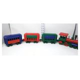 Wooden Toy Train Decor
