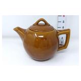 McCoy Pottery Brown Drip Glaze Teapot