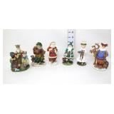 (6) International Santa Claus Collection