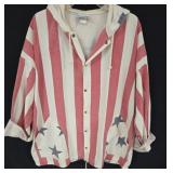 Michigan Rag Company Red/White/Blue Jacket Size