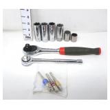 Crescent 1/2" Drive w/Sockets &