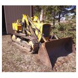 John Deere 350 Track Loader, Runs & Drives,