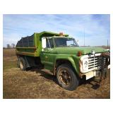 xxxx Ford Dump Truck, reads 55K miles, gas engine,