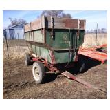 Wards Metal Flare Box w/Hoist, Running Gear