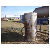 Fuel barrel on stand