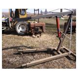 Hydraulic engine hoist on wheels, 3-ton