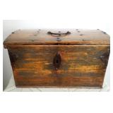 Locked Wooden Chest w/No Key