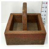 Primitive Wood Two Section Caddy