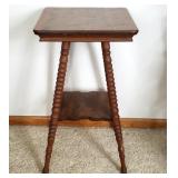 Plant Stand w/Spool Turned Legs