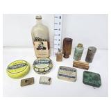 Vintage Medicine Bottles & Tins