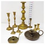Vintage Brass Candlestick Holders