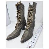 Victorian Lace-Up Boots