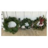 (3) Imitation Wreaths
