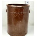 Brown No. 3 Crock - Crack on Side