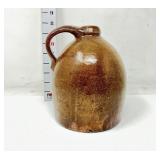 Small Brown Stoneware Beehive Shoulder Jug