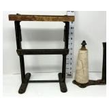 Vintage Paper Roll Holder/Cutter & String Holder