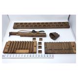 Primitive Wood Items & Cow Bell