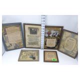 (5) 'Mother' Framed Poems
