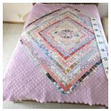 Hand Quilted Patchwork Quilt