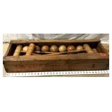 Complete Crochet Set In Wooden Box