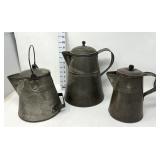 (3) Vintage Coffee Pots