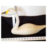 Painted Wooden Goose