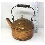 Copper Tea Kettle w/ Wooden Handle