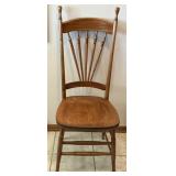 Maple Chair w/Decorative Spindle Back