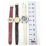 (3) Ladies Fashion Wrist Watches
