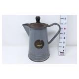 Blue Mottled Lafayette Enamelware Coffee Pot