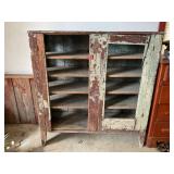 Primitive Wooden Cabinet (Missing Door)