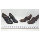 Black Leather & Edwardian Oxfords