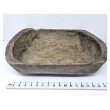 Hand Carved Wooden Dough Bowl