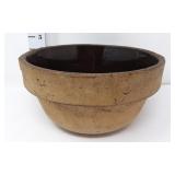 2 Gallon Monmouth Salt Glaze Pottery Bowl