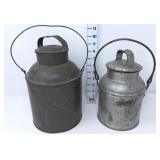 (2) Milk Cans