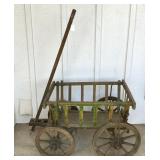 Green Garden Cart (Open Sides)