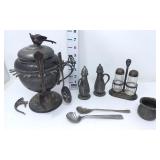 Sugar Spooner, Salt & Pepper Shakers