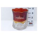Rockwell -Flash Ruby Sugar Bowl
