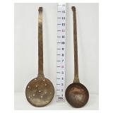 Hammered Copper Skimmer & Ladle