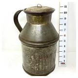 Luick Dairy Co. Milk Can
